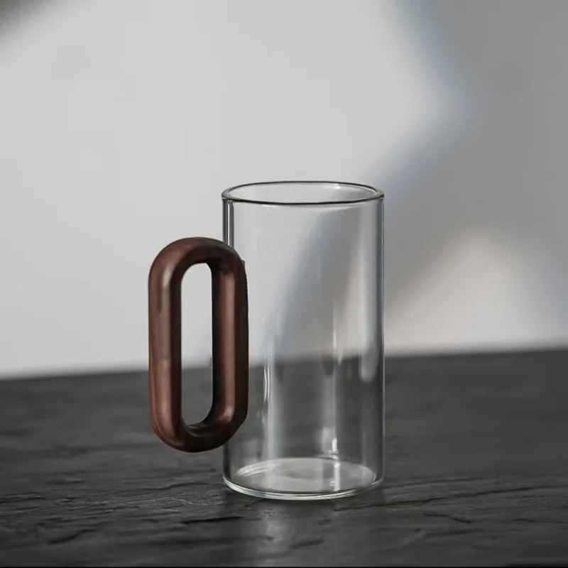 Alba Wood Glass Mug