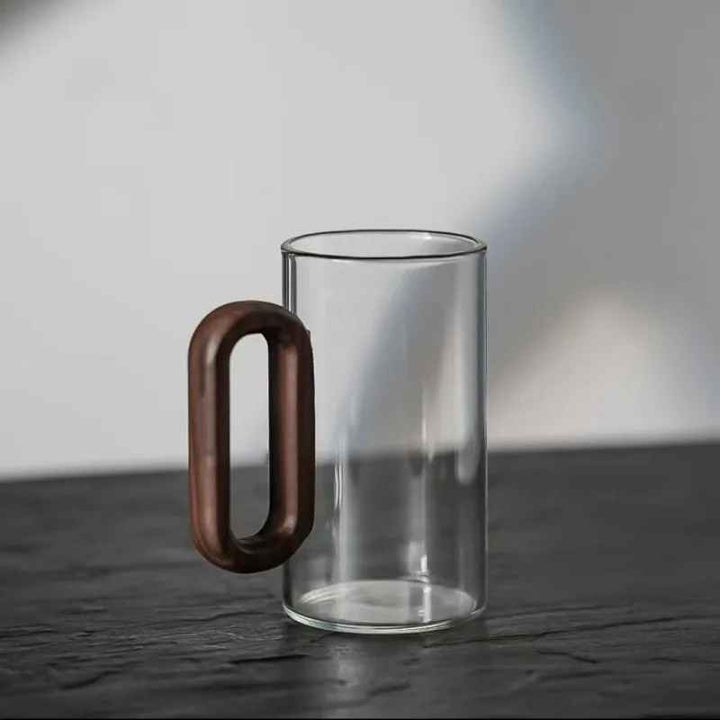 Alba Wood Glass Mug