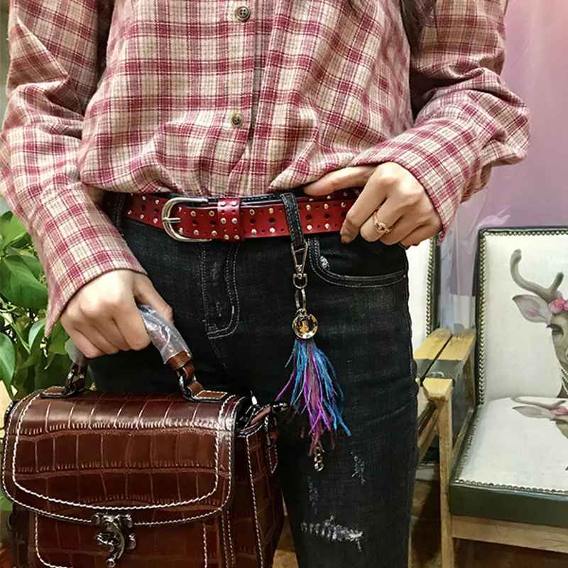 Vanta Studded Leather Belt