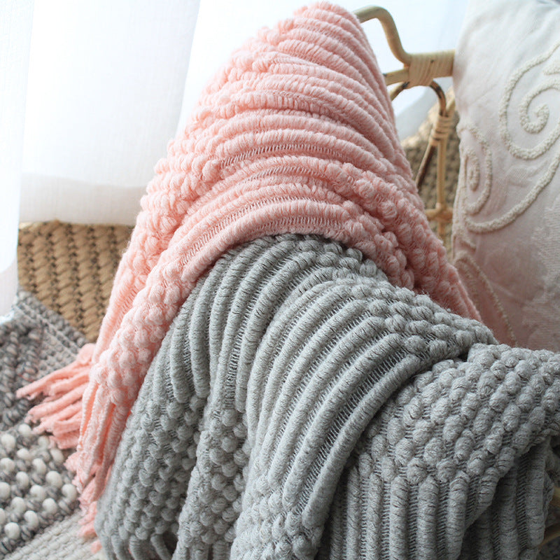 Nordic Knitted Blanket