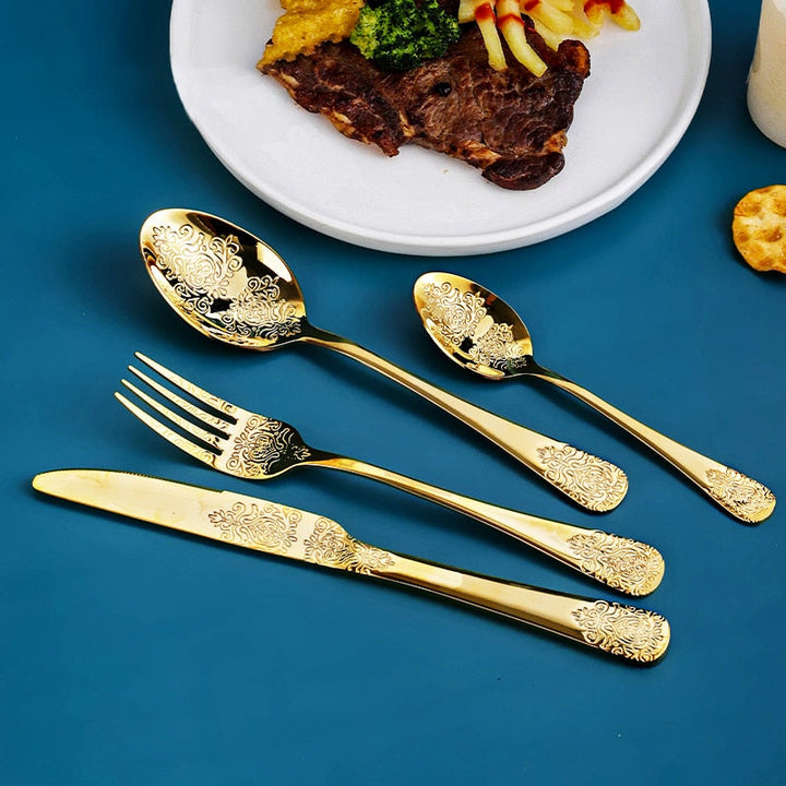 Gilded Mrs Parker's Flatware Set