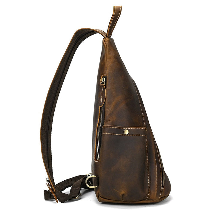 Paris Rugged Genuine Leather Backpack