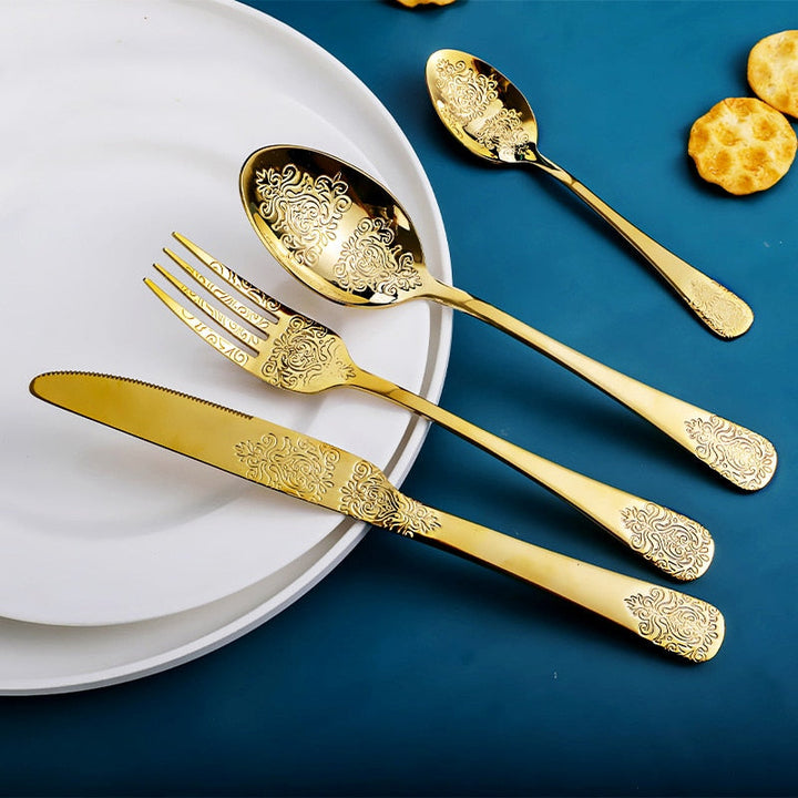 Gilded Mrs Parker's Flatware Set