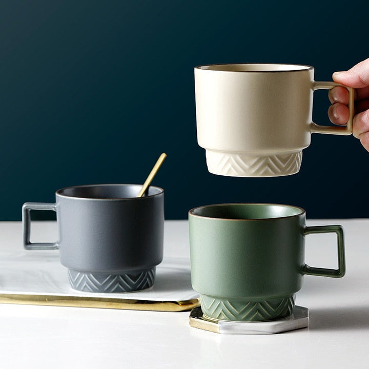 Nordic Aesthetic Charm Coffee Mugs