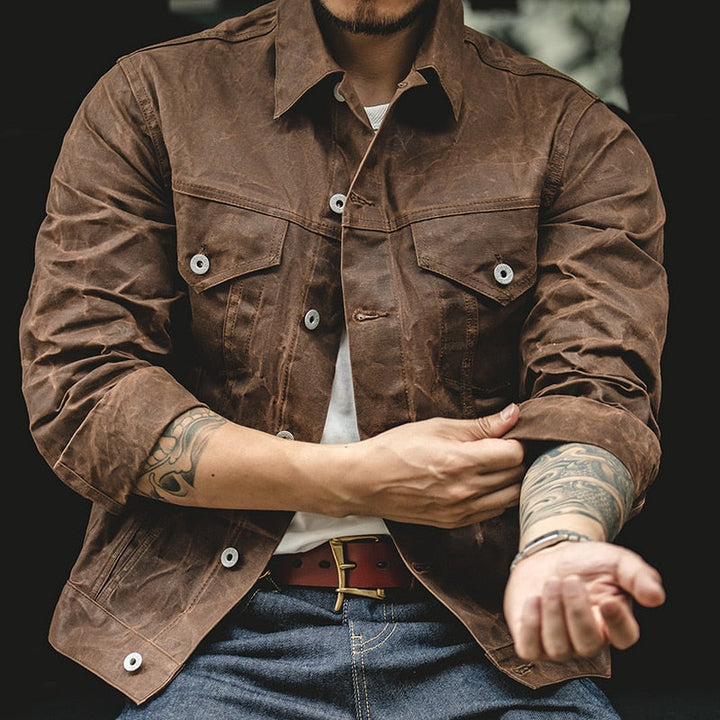 Tin Cloth Short Lined Cruiser Jacket