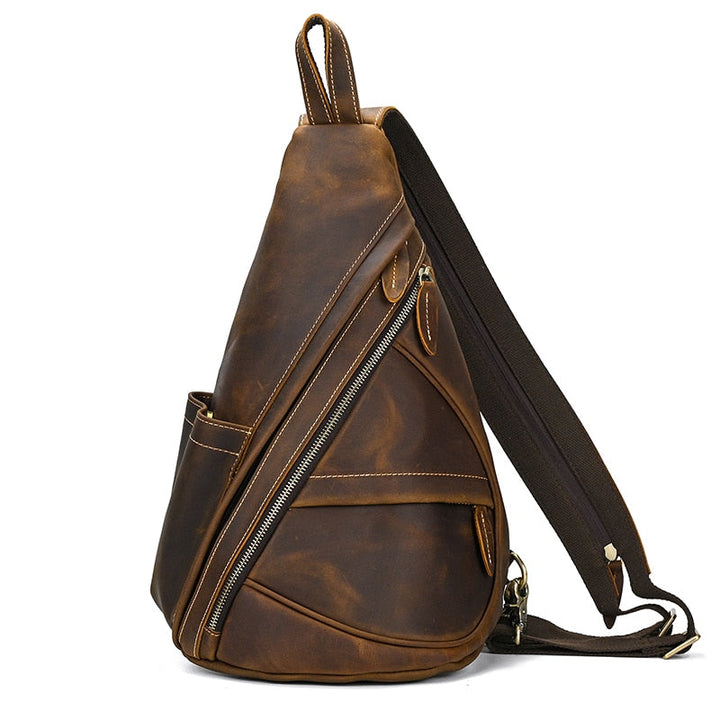 Paris Rugged Genuine Leather Backpack