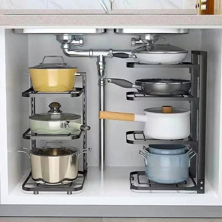 Kitchen Zen Pot Rack Organizer