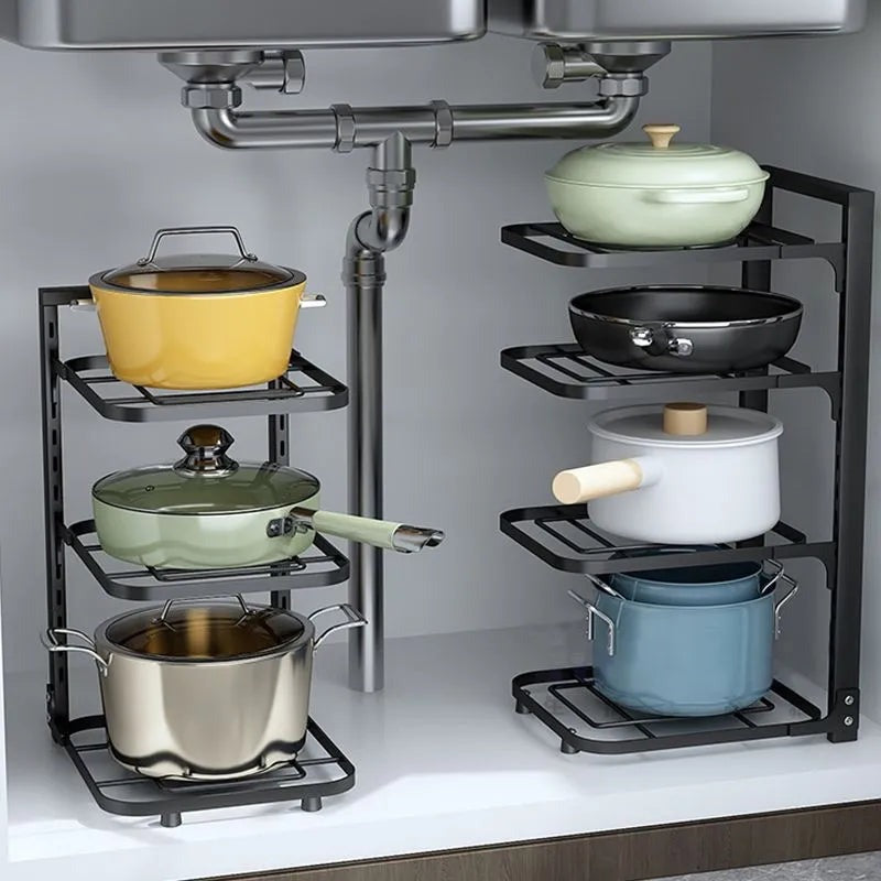 Kitchen Zen Pot Rack Organizer