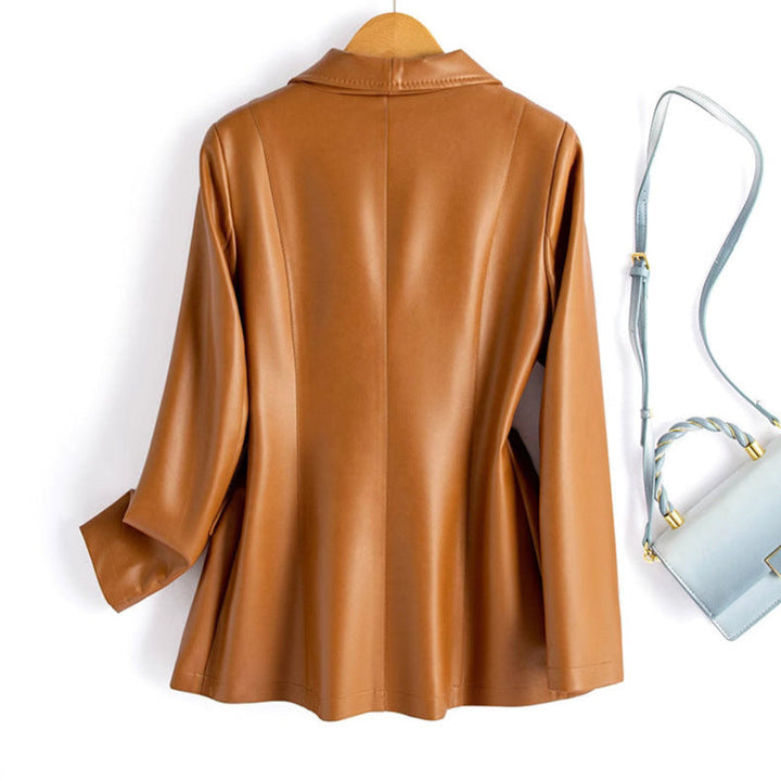 Avery Leather Blazer