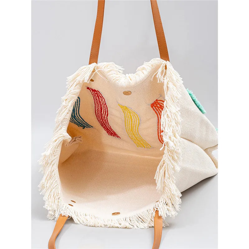 Color Wave Tote Handbag