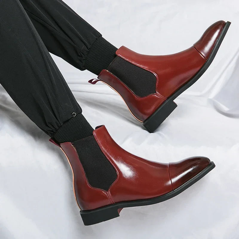 Veneto Chelsea Leather Boots