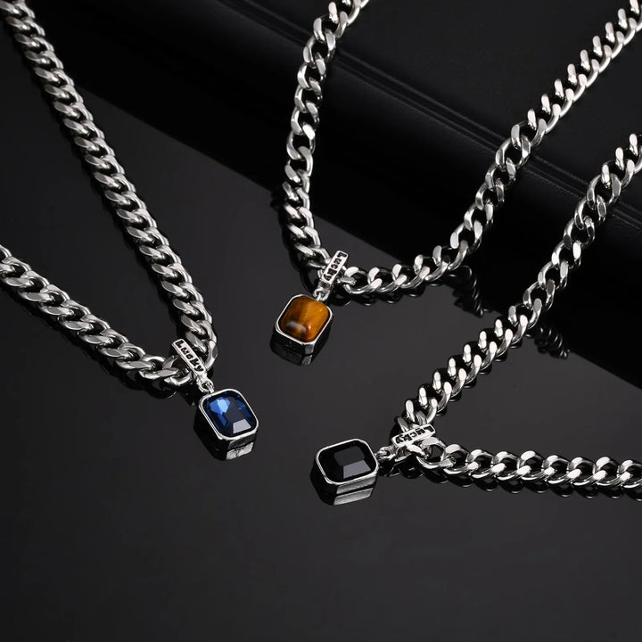 Midnight Gemstone Necklace