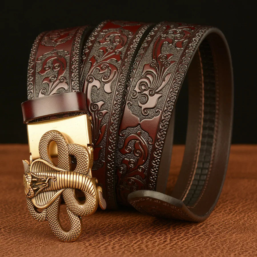 Regal Fang Leather Belt