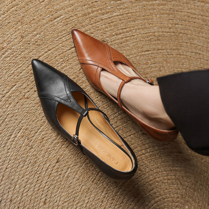 Valeria Genuine Leather Heels
