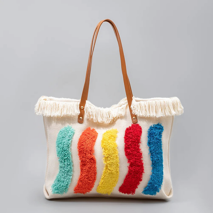 Color Wave Tote Handbag