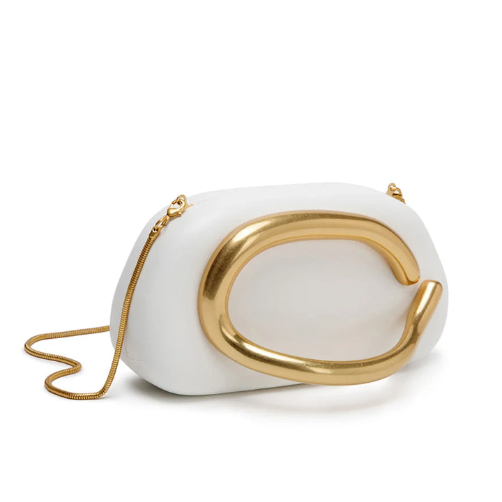 Sofia Gold Clutch Bag