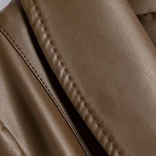 Avery Leather Blazer