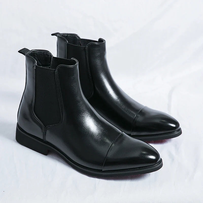 Veneto Chelsea Leather Boots