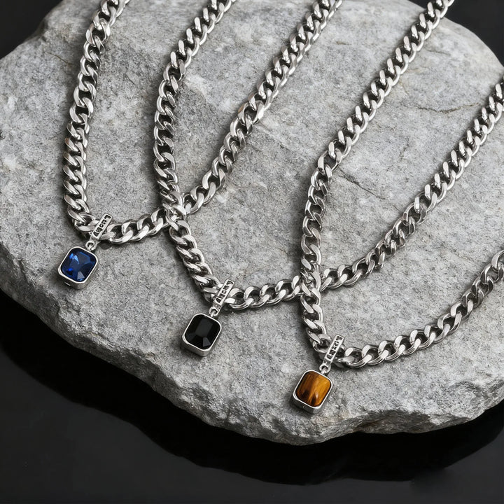 Midnight Gemstone Necklace