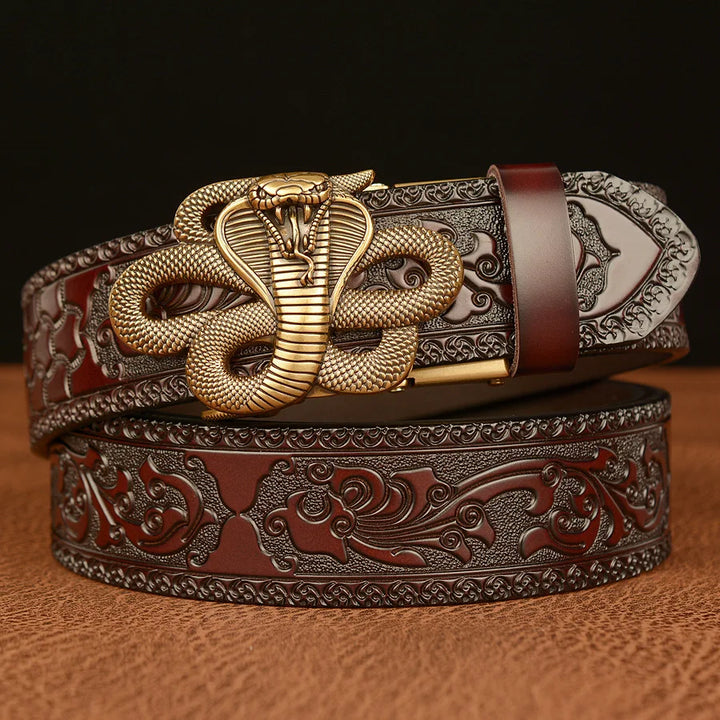Regal Fang Leather Belt