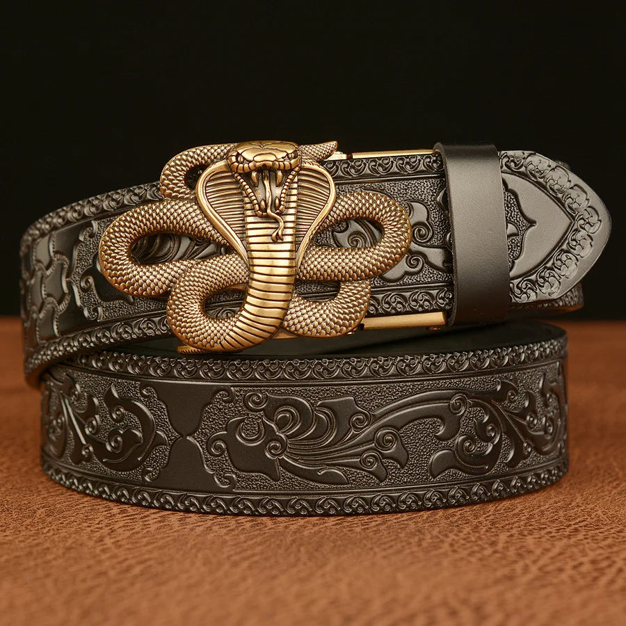 Regal Fang Leather Belt
