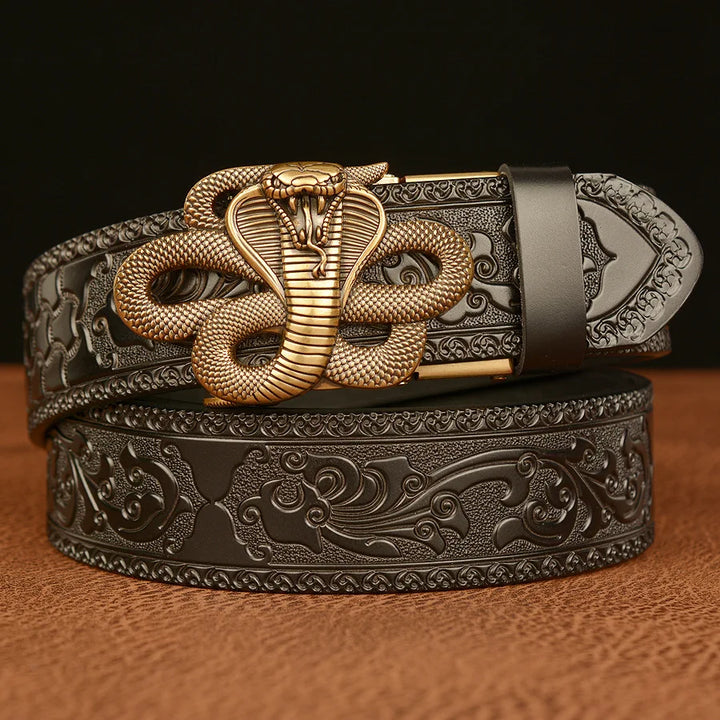 Regal Fang Leather Belt