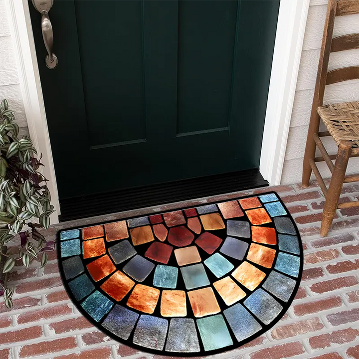 Stone Pattern Doormat Aurora Stone Tile Doormat – Riley Grove