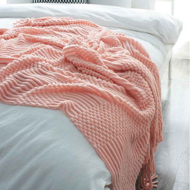 Nordic Knitted Blanket