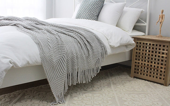 Nordic Knitted Blanket