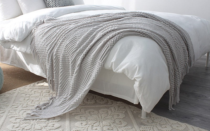 Nordic Knitted Blanket