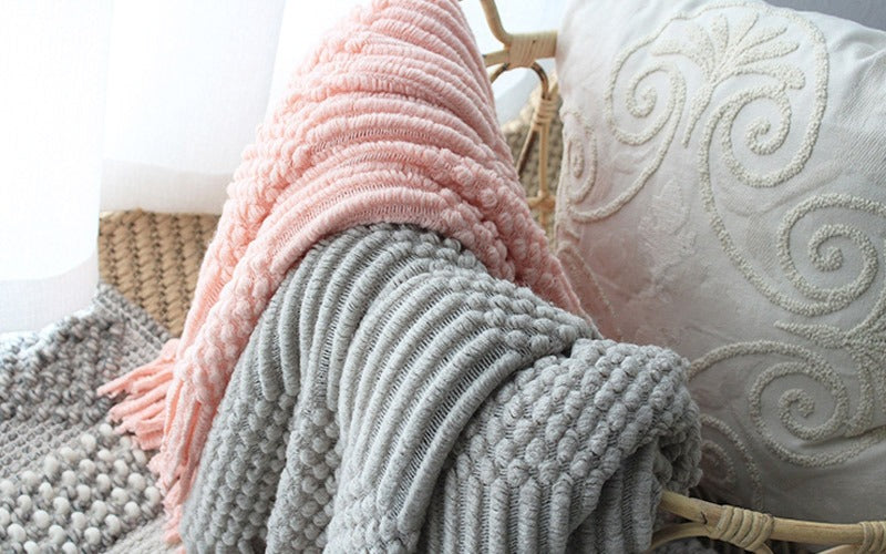 Nordic Knitted Blanket