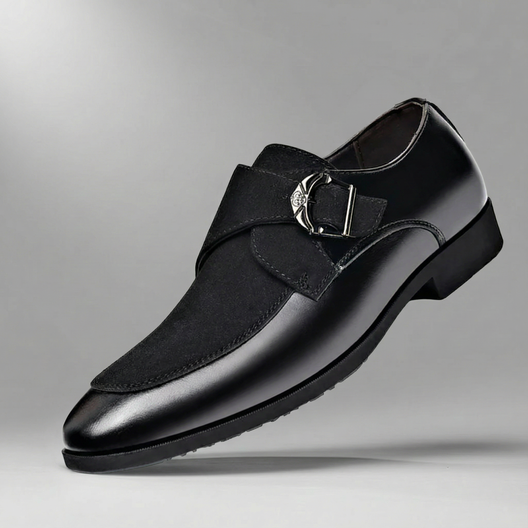 Marcello Leather Monk Strap Shoes
